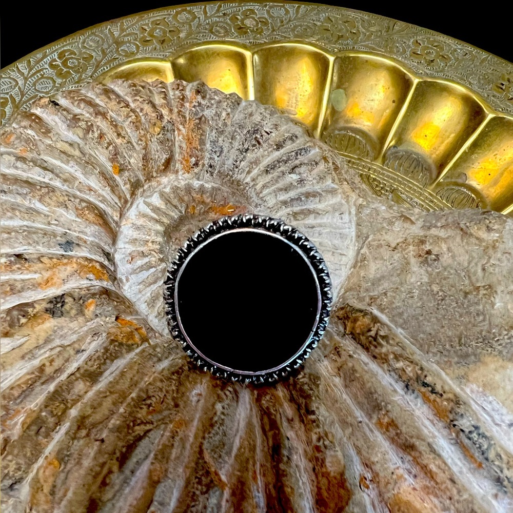 Black Statement Ring - image 1